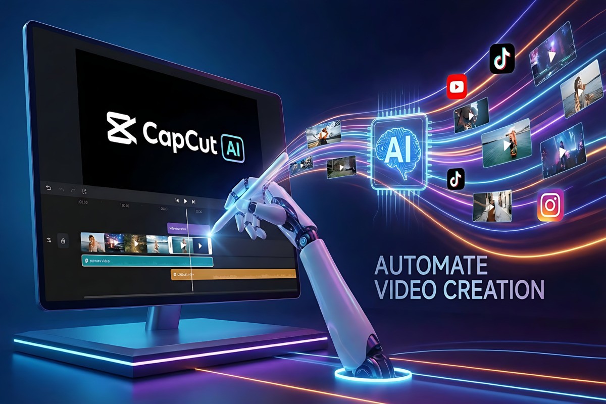 How to Automate Video Creation Using CapCut AI Video Maker