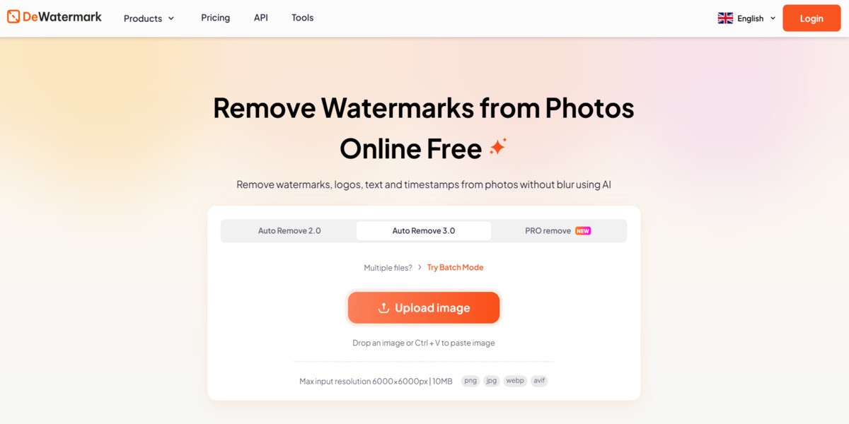 Dewatermark ai WaterMarkRemover