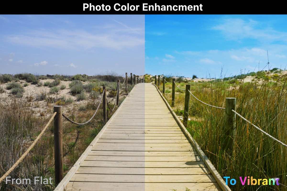 Photo Color Enhancement: From Flat to Vibrant