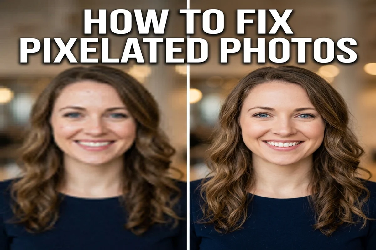 How to Fix Pixelated Photos for Free in 2026
