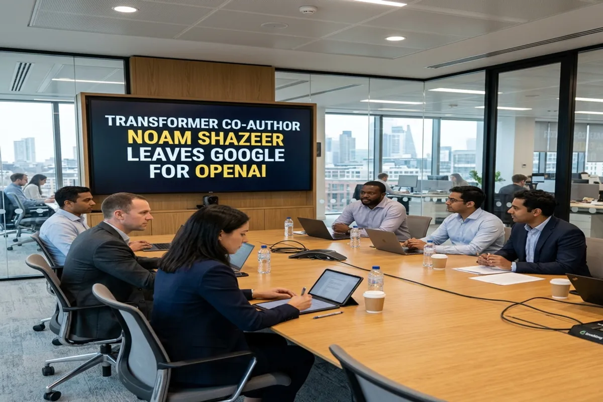Transformer co-author Noam Shazeer leaves Google for OpenAI
