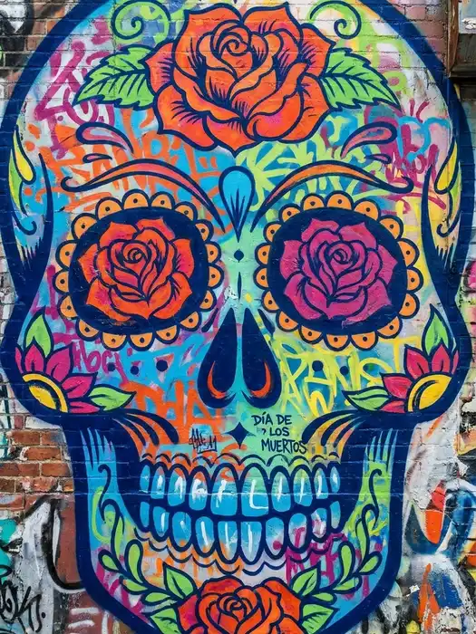 Floral Skull