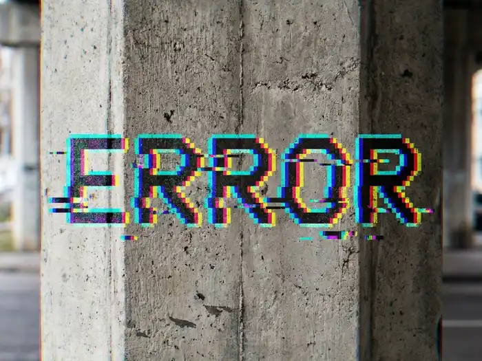 Glitch Art Text