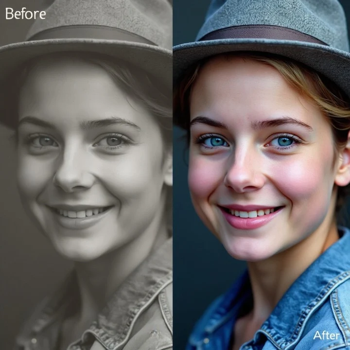 Free online AI image colorizer