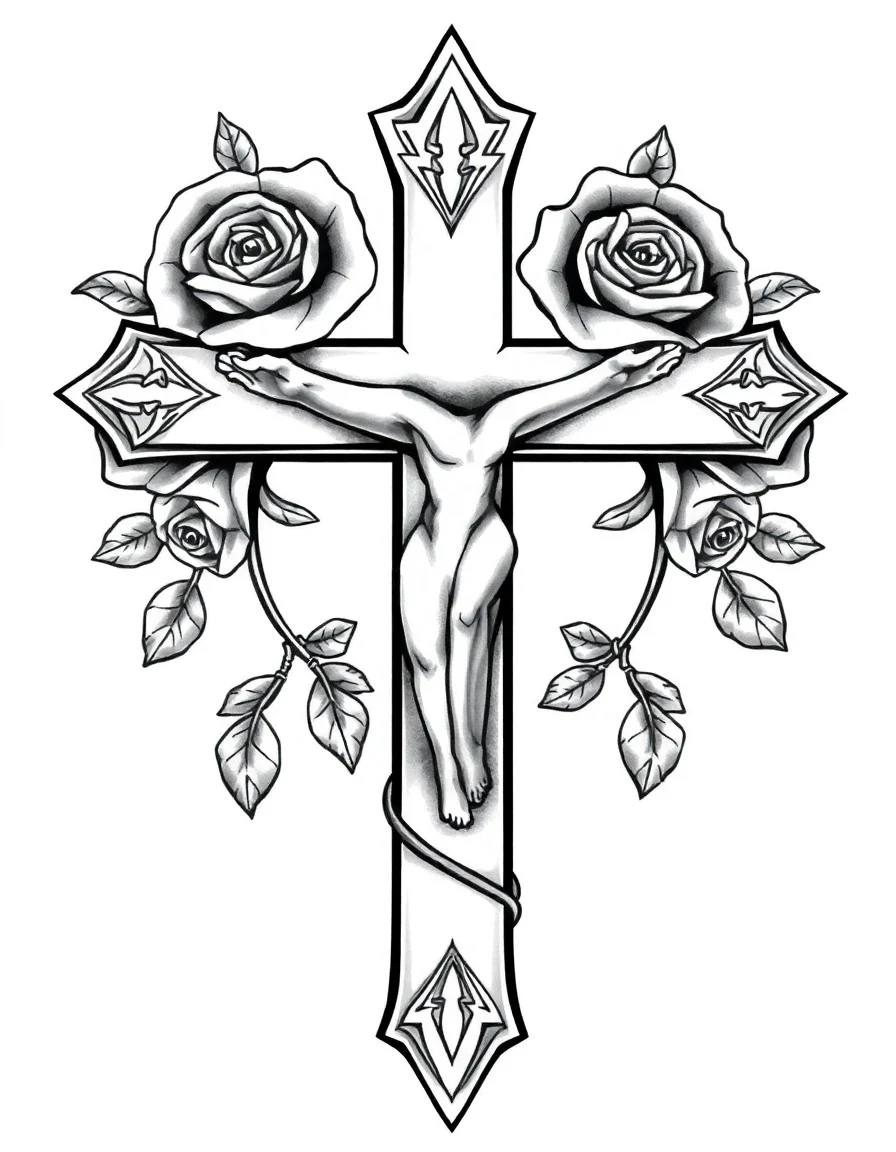 Chicano tattoo reference variation