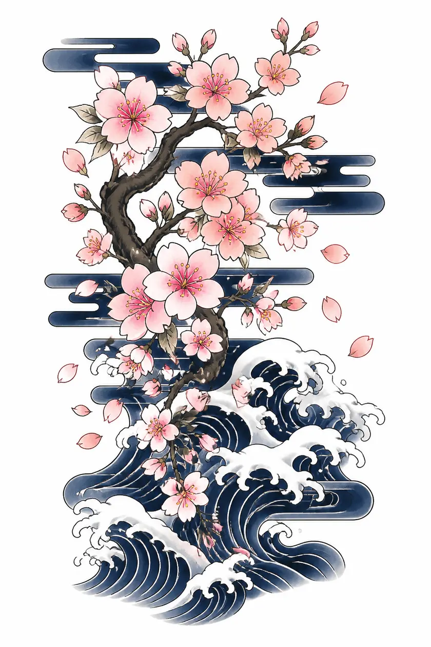 Japanese tattoo reference variation