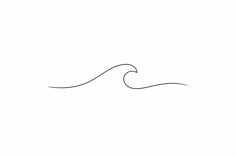 Minimalist tattoo design example