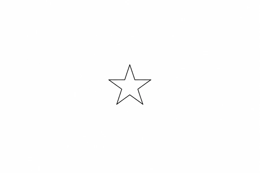 AI minimalist tattoo example: Tiny Star