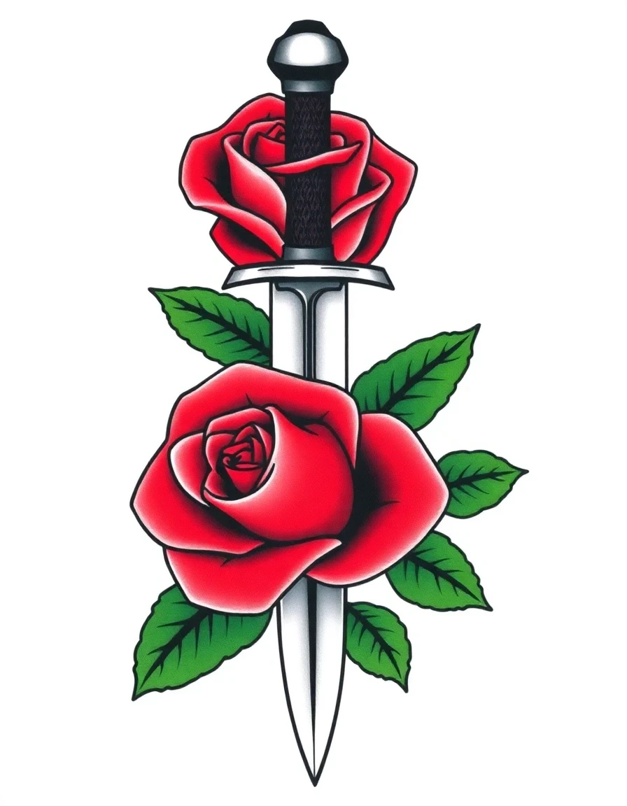 Traditional Rose Dagger