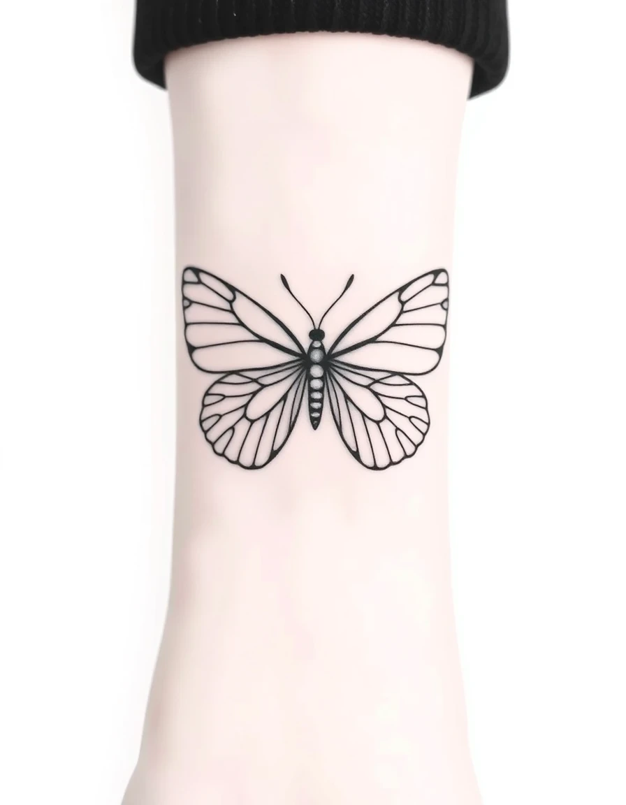 Fine Line Butterfly