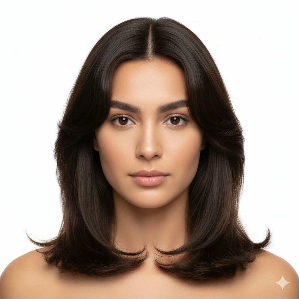 Layered hairstyle