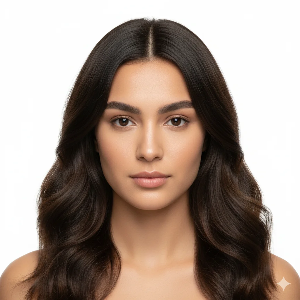 Wavy hairstyle
